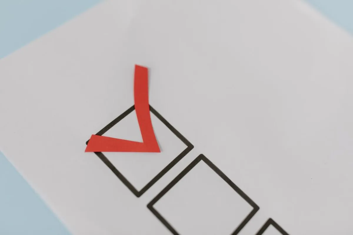 checklist warning
